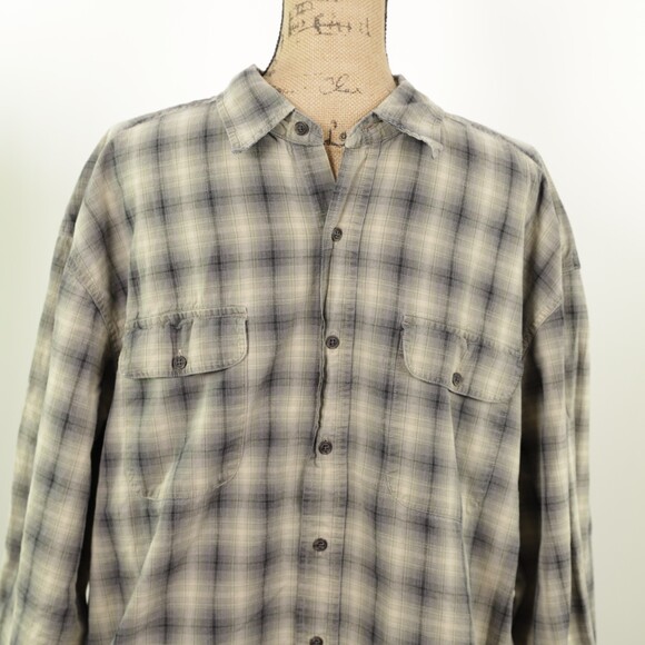 Falls Creek PLaid button down shirt size XL - Picture 4 of 5